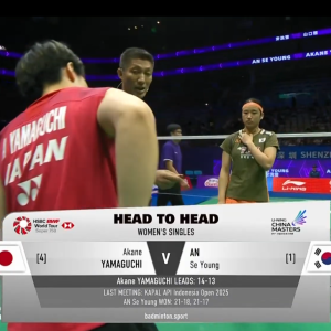 2025年 李宁中国大师赛 SF 山口茜[日本] vs [韩国]安洗莹