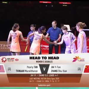 2025年 李宁香港公开赛 SF 陈康乐&蒂娜·穆拉利塔兰[马来西亚] vs [中国]贾一凡&张殊贤