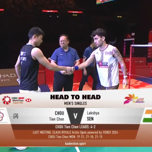 2025年 李宁香港公开赛 SF 周天成[中国台北] vs [印度]拉克什亚·森