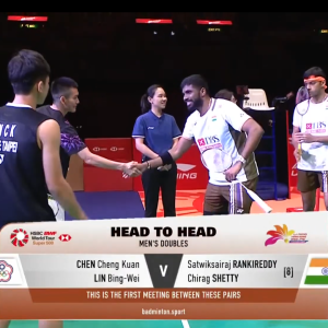 2025年 李宁香港公开赛 SF 陈政宽&林秉纬[中国台北] vs [印度]萨特维克·赛拉杰·兰基雷迪&奇拉格·钱德拉谢卡尔·谢提