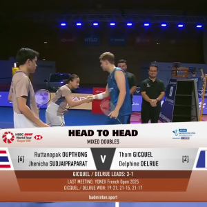 2025年 海露公开赛 SF 鲁塔纳帕克·欧普通&杰尼查·苏杰帕拉特[泰国] vs [法国]汤姆·吉凯尔&德尔菲娜·德尔吕