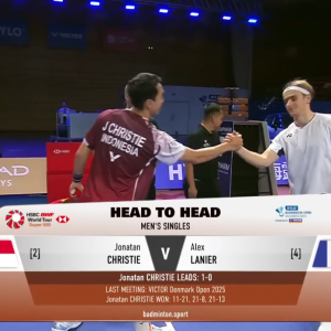 2025年 海露公开赛 SF 乔纳坦·克里斯蒂[印尼] vs [法国]亚历克斯·拉尼尔