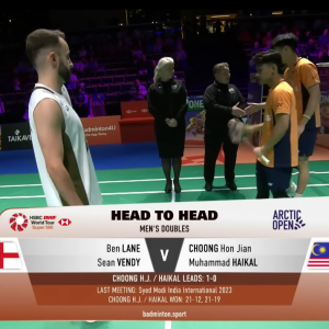 2025年 北极公开赛 SF 本·莱恩&肖恩·文迪[英格兰] vs [马来西亚]钟鸿健&穆罕默德·海卡尔