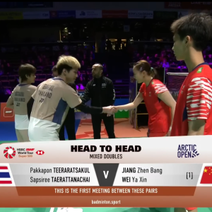 2025年 北极公开赛 SF 帕克卡波·提拉萨库尔&沙西丽·德拉达那猜[泰国] vs [中国]蒋振邦&魏雅欣