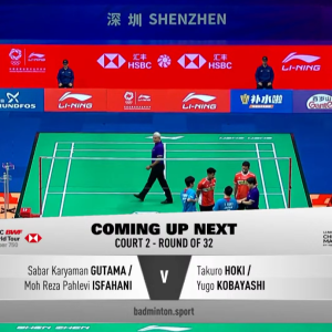 2025年 李宁中国大师赛 R32 萨巴·卡亚曼·咖塔曼&穆罕默德·利萨·巴列维·伊斯法哈尼[印尼] vs [日本]保木卓朗&小林优吾