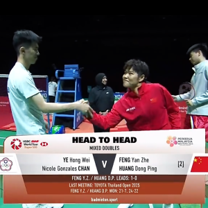 2025年 马来西亚大师赛 SF 叶宏蔚&詹又蓁[中国台北] vs [中国] 冯彦哲&黄东萍