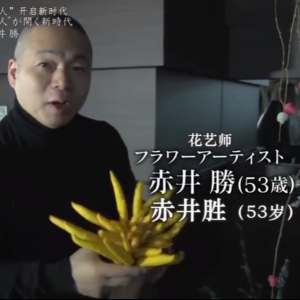 情热大陆 花艺师 赤井胜 [日语中字]