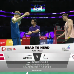 2025年 李宁中国大师赛 SF 安东森[丹麦] vs [中国台北]林俊易