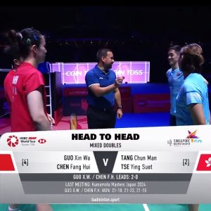 2025年 新加坡公开赛 郭新娃&陈芳卉[中国] vs [中国香港]邓俊文&谢影雪