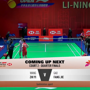 2025年 李宁香港公开赛 QF 王祉怡[中国] vs [中国]高昉洁