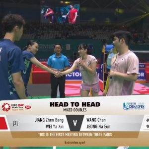 2025年 中国公开赛 QF 姜振邦&魏雅欣[中国] vs [韩国]王灿&郑那银