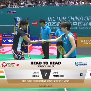 2025年 中国公开赛 QF 乌纳提·胡达[印度] vs [日本]山口茜