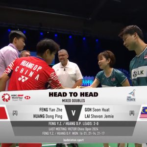2025年 法国公开赛 QF 冯彦哲&黄东萍[中国] vs [马来西亚]吴埙阀&赖洁敏