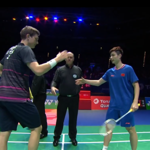 2019年 全英公开赛 男单 SF 安塞龙[丹麦] vs [中国]石宇奇