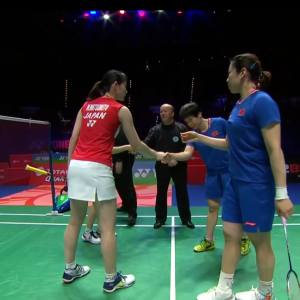 2019年 全英公开赛 女双 F 陈清晨&贾一凡[中国] vs [日本]松本麻佑&永原和可那