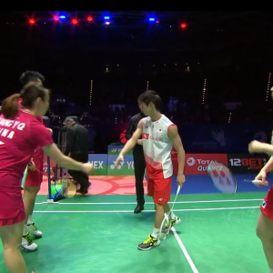 2019年 全英公开赛 混双 F 黄雅琼&郑思维[中国] vs [日本]五十岚有纱&渡边雄太