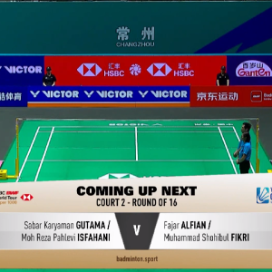2025年 中国公开赛 R16 阿尔菲安&菲克里[印尼] vs [印尼]咖塔曼&伊斯法哈尼