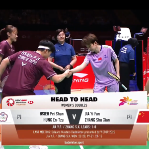 2025年 李宁香港公开赛 QF 谢沛珊&洪恩慈[中国台北] vs [中国]贾一凡&张殊贤