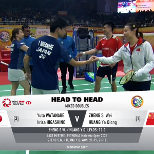 2023年 印度公开赛 SF 渡边勇大&东野有纱[日本] vs [中国]郑思维&黄雅琼