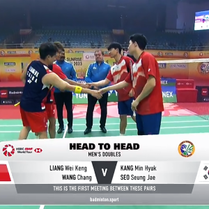 2023年 印度公开赛 SF 梁伟铿&王昶[中国] vs [韩国]姜珉赫&徐承宰
