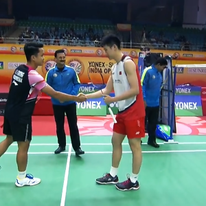 2023年 印度公开赛 QF 金廷[印尼] vs [中国]李诗沣