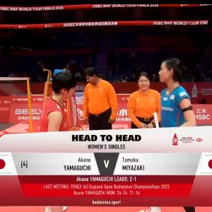 2025年 汇丰世界羽联世界巡回赛总决赛 山口茜[日本] vs [日本]宫崎友花