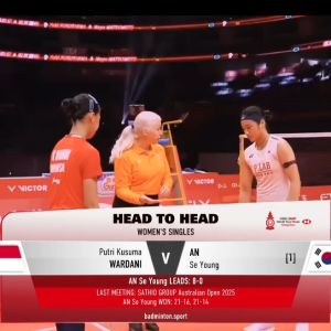 2025年 汇丰世界羽联世界巡回赛总决赛 普特里·库苏马·瓦尔达尼[印尼] vs [韩国]安洗莹