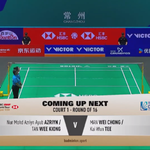 2025年 中国公开赛 R16 万纬聪&郑凯文[马来西亚] vs [马来西亚]阿兹林&陈蔚强