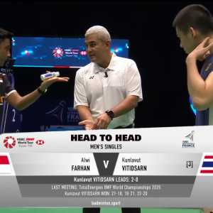 2025年 法国公开赛 QF 阿尔维·法汉[印尼] vs [泰国]昆拉武特