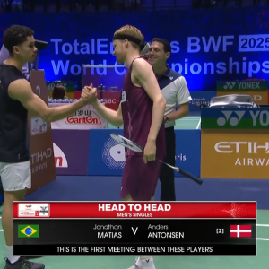 2025年 世界锦标赛 R64 马蒂耶斯[巴西] vs [丹麦]安东森