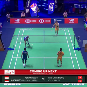 2025年 世界锦标赛 R64 法贾·阿尔弗安&穆罕默德·里安·阿迪安托[印尼] vs [中国香港]洪魁骏&吕俊玮