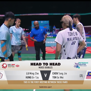 2025年 马来西亚公开赛 R16 卢明哲&洪恩慈[中国台北] vs [马来西亚]陈堂杰&杜颐沩
