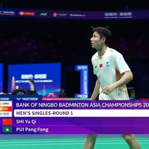 2025年 亚洲锦标赛 石宇奇[中国] vs [中国澳门]裴鹏锋