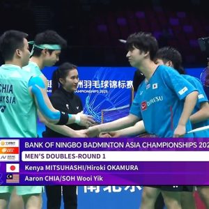 2025年 亚洲锦标赛 三桥健也&冈村洋辉[日本] vs [马来西亚]谢定峰&苏伟译