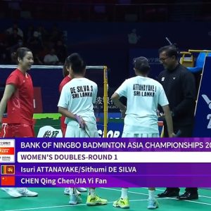 2025年 亚洲锦标赛 伊苏里·阿塔纳亚克&西图米·德·西尔瓦[斯里兰卡] vs [中国]陈清晨&贾一凡