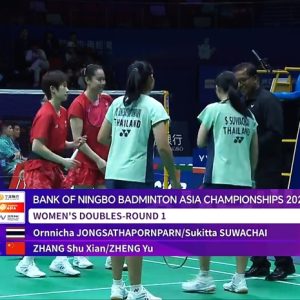 2025年 亚洲锦标赛 奥恩尼卡·琼萨波恩帕恩&苏基塔·苏瓦猜[泰国] vs [中国]张殊贤&郑雨