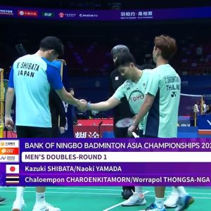 2025年 亚洲锦标赛 柴田一树&山田尚辉[日本] vs [泰国]查能蓬·查罗恩基塔蒙&沃拉波尔·通萨