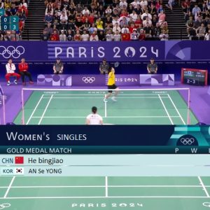 2024年 奥运会 何冰娇[中国] vs [韩国]安洗莹