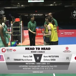 2025年 日本公开赛 SF 陈康乐&蒂娜·穆拉利塔兰[马来西亚] vs [日本]松山奈未&志田千阳