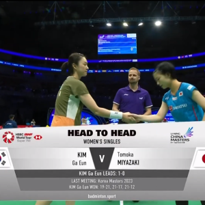 2025年 李宁中国大师赛 R16 金佳恩[韩国] vs [日本]宫崎友花