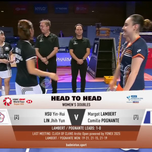 2025年 海露公开赛 F 许尹鏸&林芝昀[中国台北] vs [法国]玛戈·朗贝尔&卡米耶·波尼亚特
