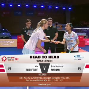 2025年 海露公开赛 F 米娅·布里西费尔特[丹麦] vs [印尼]普特里·库苏玛·瓦尔达尼