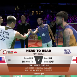 2025年 北极公开赛 F 谢定峰&苏伟译[马来西亚] vs [英格兰]本·莱恩&肖恩·文迪