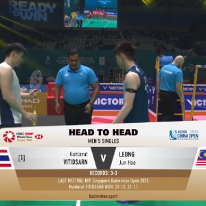 2025年 中国公开赛 R16 昆拉武特·威提讪[泰国] vs [马来西亚]梁峻豪