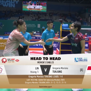 2025年 中国公开赛 R16 林湘缇[中国台北] vs [印尼]格蕾戈丽亚·玛丽斯卡·东宗