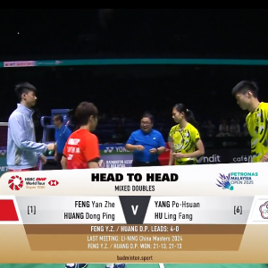 2025年 马来西亚公开赛 QF 冯彦哲&黄东萍[中国] vs [中国台北]杨博轩&胡绫芳