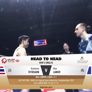2025年 印尼公开赛 昆拉武特·威提讪[泰国] vs [法国]亚历克斯·拉尼尔