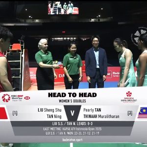 2025年 日本公开赛 刘圣书&谭宁[中国] vs [马来西亚]陈康乐&蒂娜·穆拉利塔兰