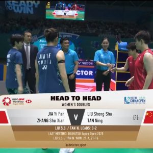 2025年 中国公开赛 决赛 贾一凡&张殊贤[中国] vs [中国]刘圣书&谭宁