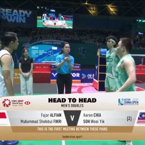 2025年 中国公开赛 决赛 法贾尔·阿尔菲安&穆罕默德·肖希布·菲克里[印尼] vs [马来西亚]谢定峰&苏伟译